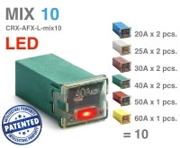 CRX-AFX-mix-10 Предохранители картриджные