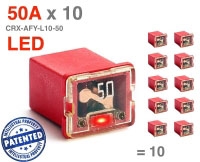 CRX-7501-L10-50 Предохранители флажковые micro 50А 10 шт.